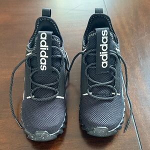 Adidas Black and White Athletic Shoes